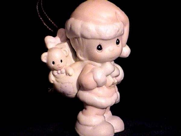 Precious Moments Ornaments-Boy Santa-1ST MK-Suspended