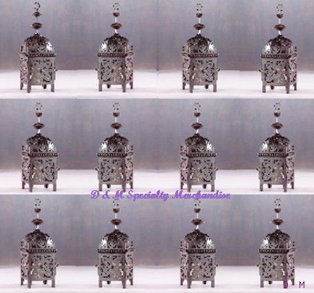 Lot of 24 Exotic Moroccan Style Candle Lantern