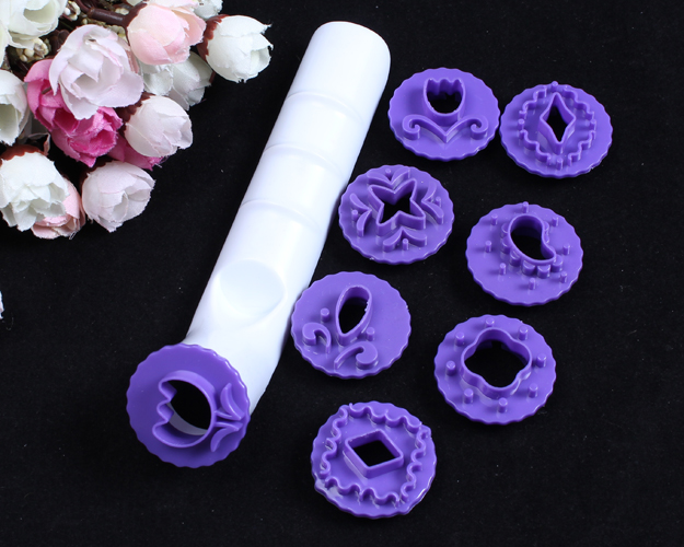 Fondant Cake Biscuit Cutter Embossed Sugarcraft Mould Decorating Gum