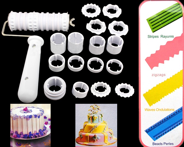 Fondant Cake Biscuit Cutter Embossed Sugarcraft Mould Decorating Gum