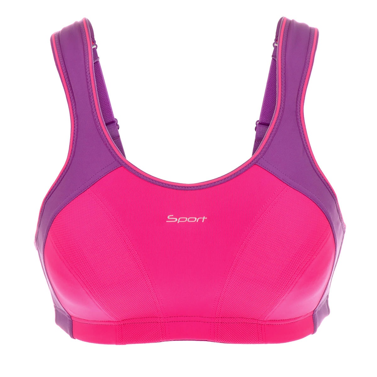 Wireless Racerback Non Padded Full Figured LEVEL4 Sports Bra 32 42 B C