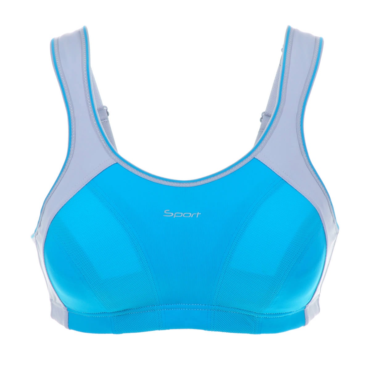 Wireless Racerback Non Padded Full Figured Level4 Sports Bra 3242 B C