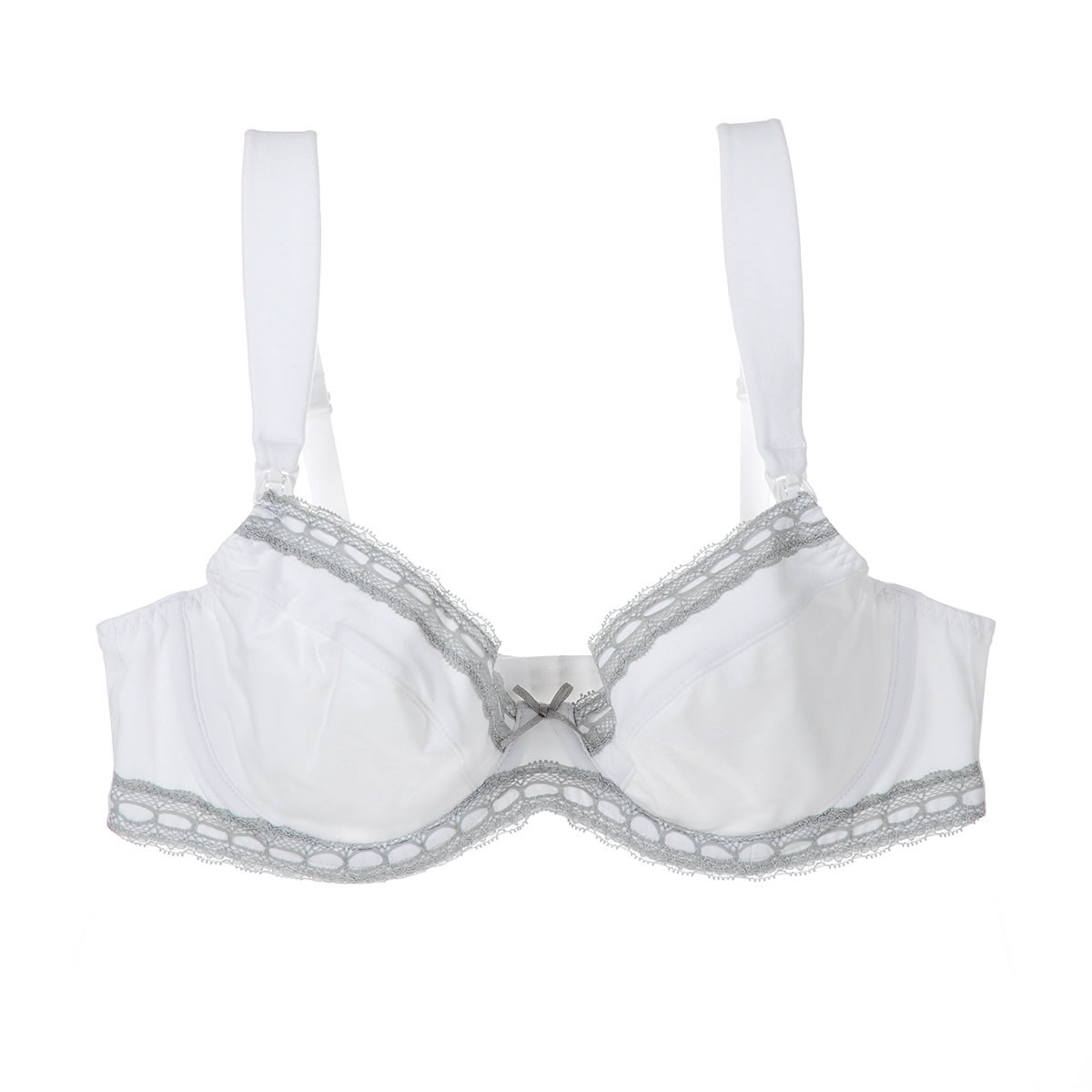 Women Breast Feeding Cotton Underwire Nursing Bra Top 34 36 38 40 42 B