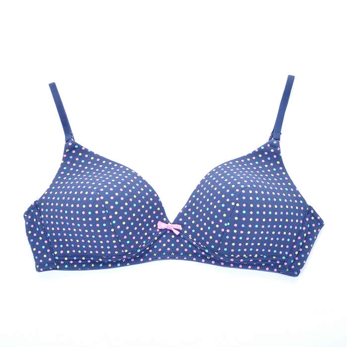 M&S Cotton Rich Lightly Padded Wirefree Lovely Girl's Bra 28 30 32 36