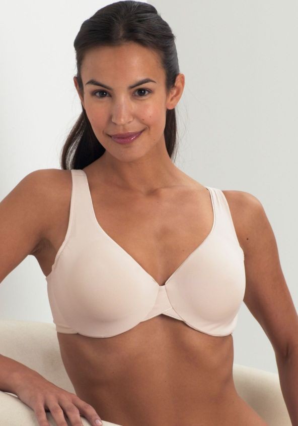 Ladies' Comfort Seamless Minimizer No Show Underwire Bra 3442 C D DD E F eBay