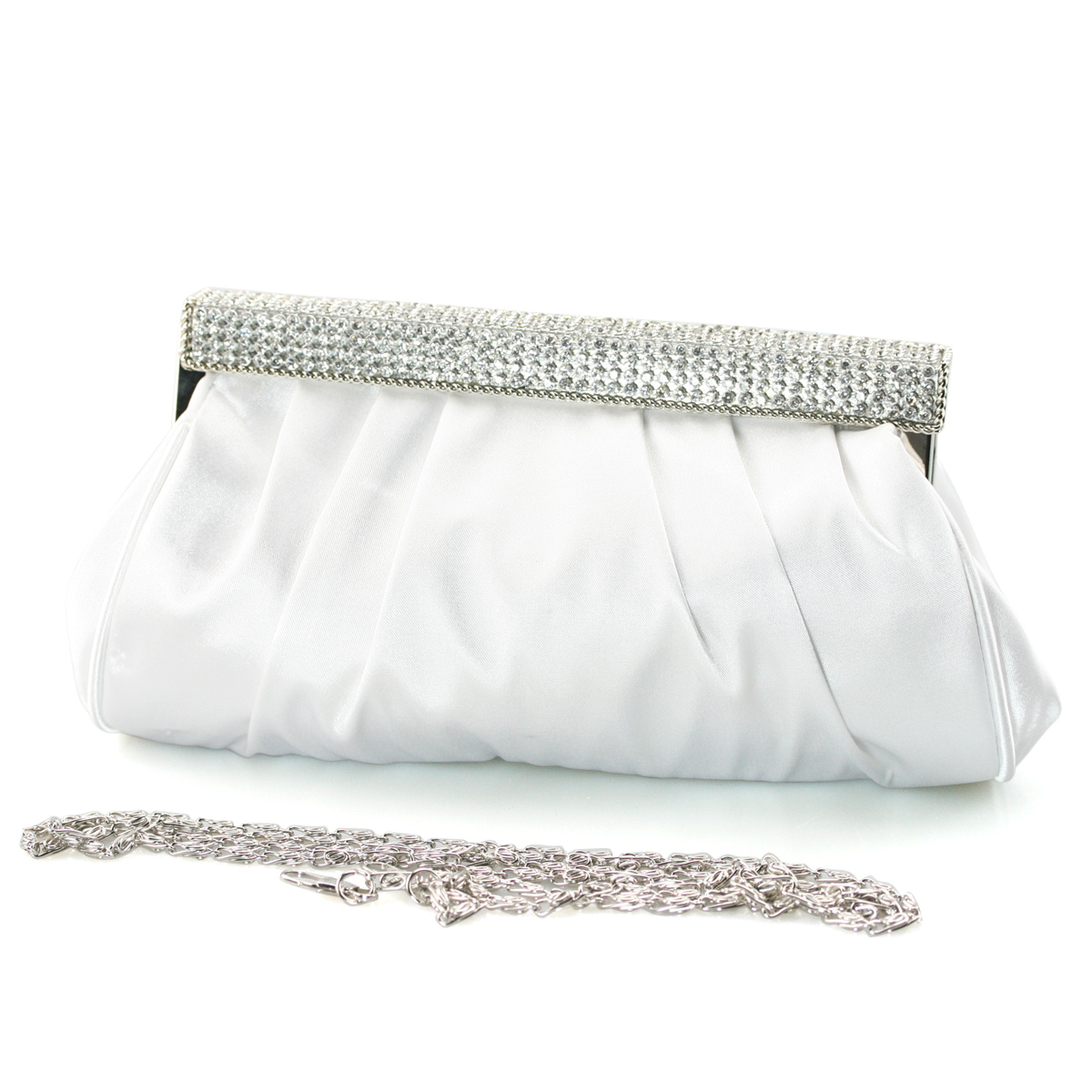 Elegance-Womens-diamantes-peep-toe-high-pumps-shoes-with-ruched-purse