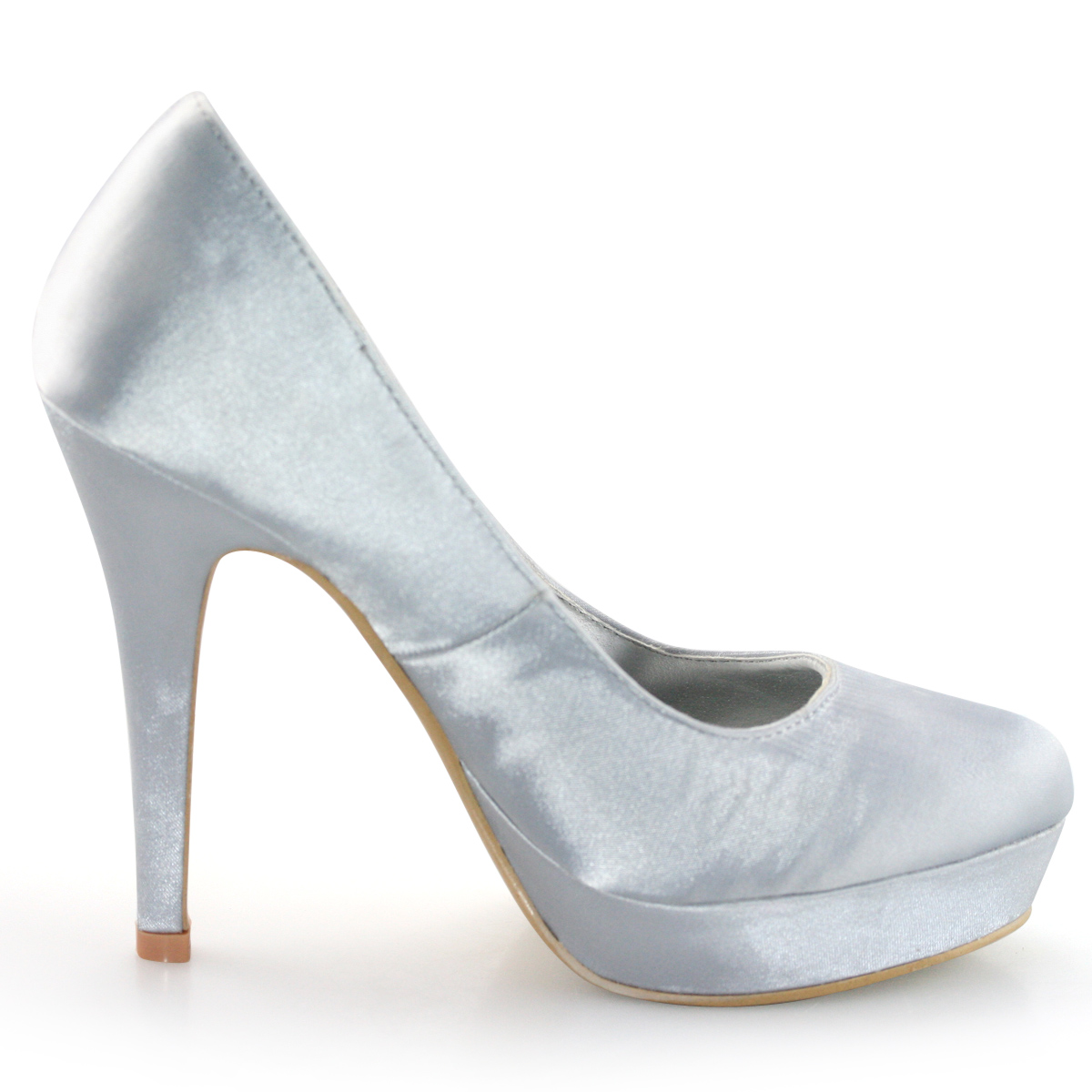 silver wedding court shoes