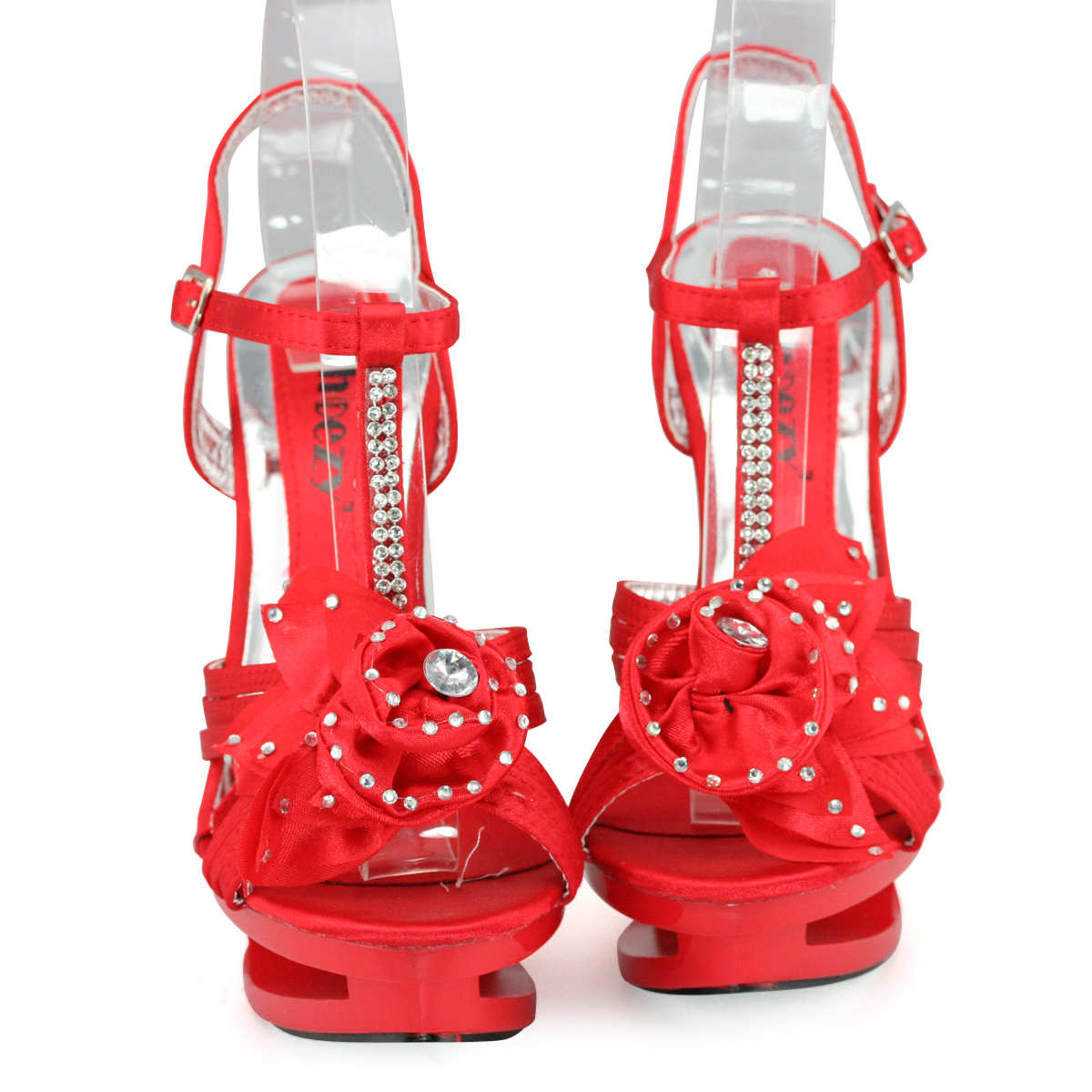 red diamante heels