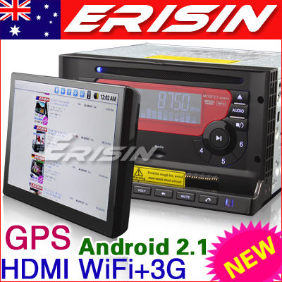 ES666AU 7" HD Car DVD Player + WiFi 3G GPS Android PAD