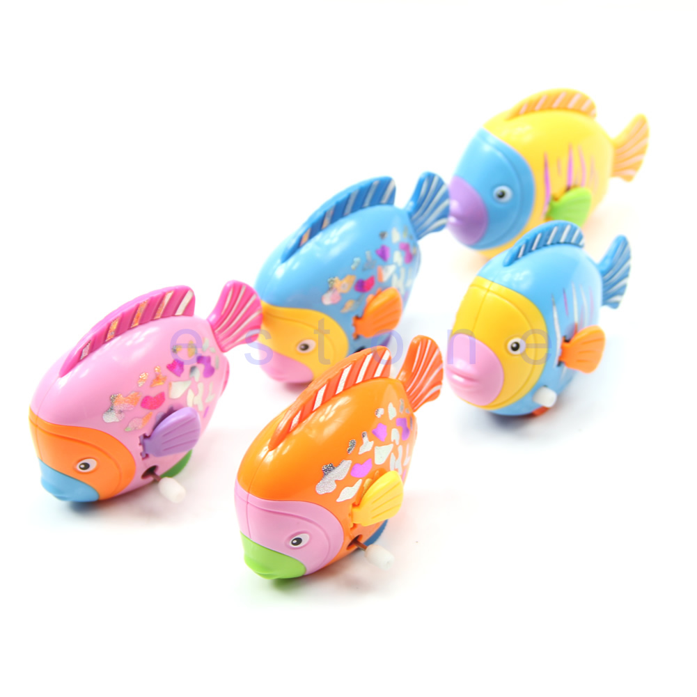 1pc Children Kid Funny Plastic Colorful Fish Sh