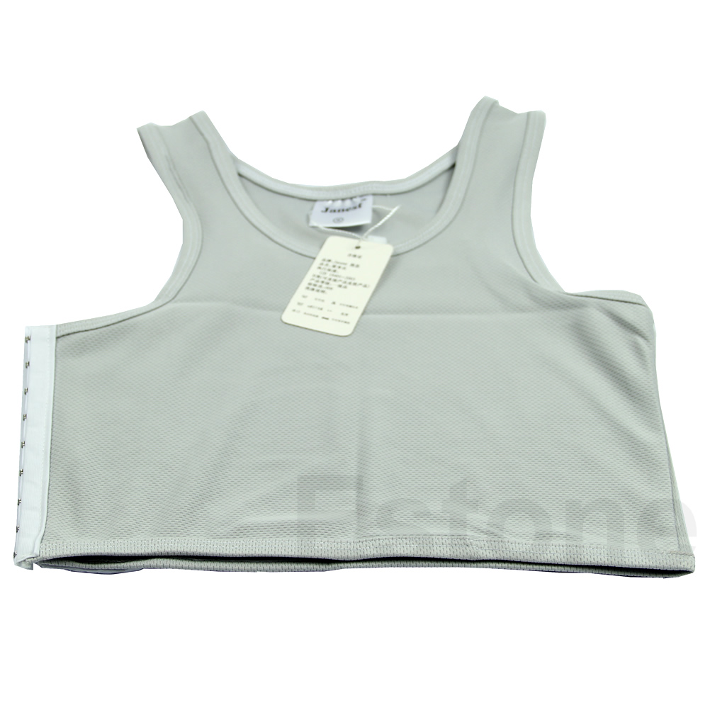 Casual Breathable Buckle Short Chest Breast Binder Trans Lesbian Tomboy