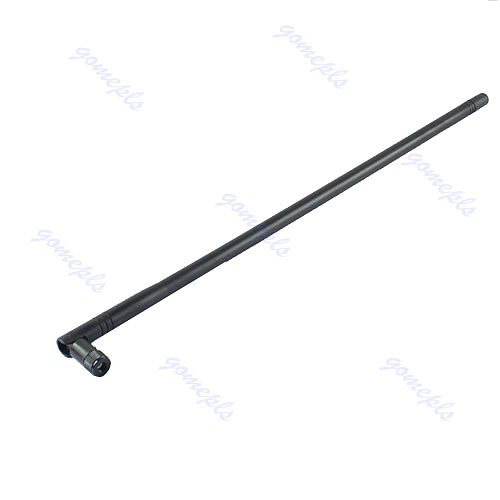 RP-SMA 2.4G 2.4GHz 20dBi Male WiFi Wireless Antenna Cable Linksys D-link Black