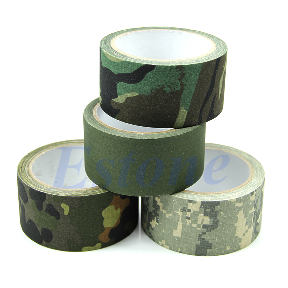 Army Camouflage Duct Tape Gun Rifle Stealth Wrap Desert Shooting Hunting New eBay