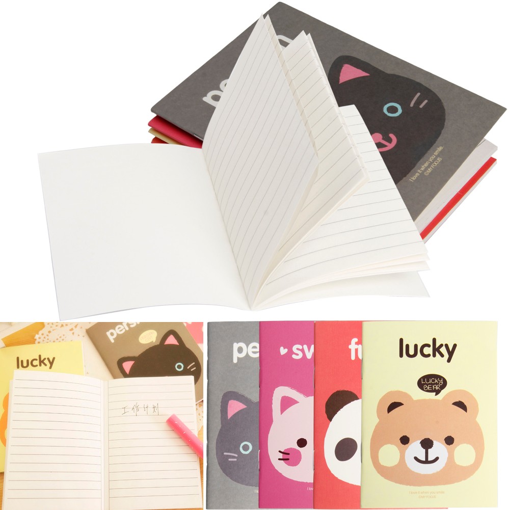 1pc portable cute cartoon paper notepad memo diar
