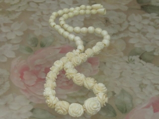 Carved Ivory Necklace