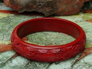 Cinnabar Dragon Bangle
