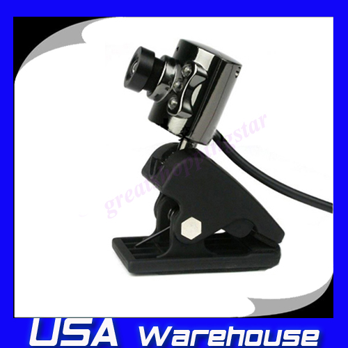NEW 5 Pixel USB 6 LED Camera Mic Webcam For Laptop PC