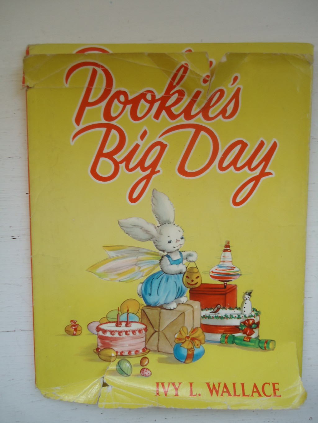 POOKIE'S BIG DAY by IVY L. WALLACE  HBDJ CHILDRENS BOOKS 1958 1st EDITION 