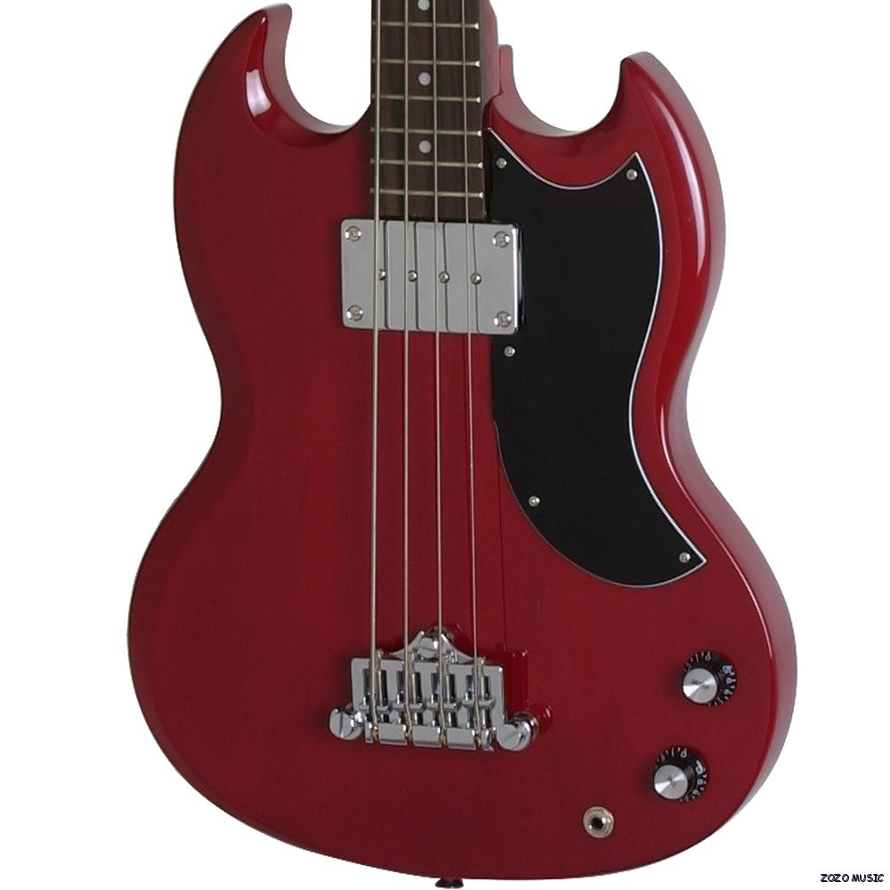 Gibson Epiphone EB 0 SG Cherry 4 String Electric Bass Guitar EBO Free
