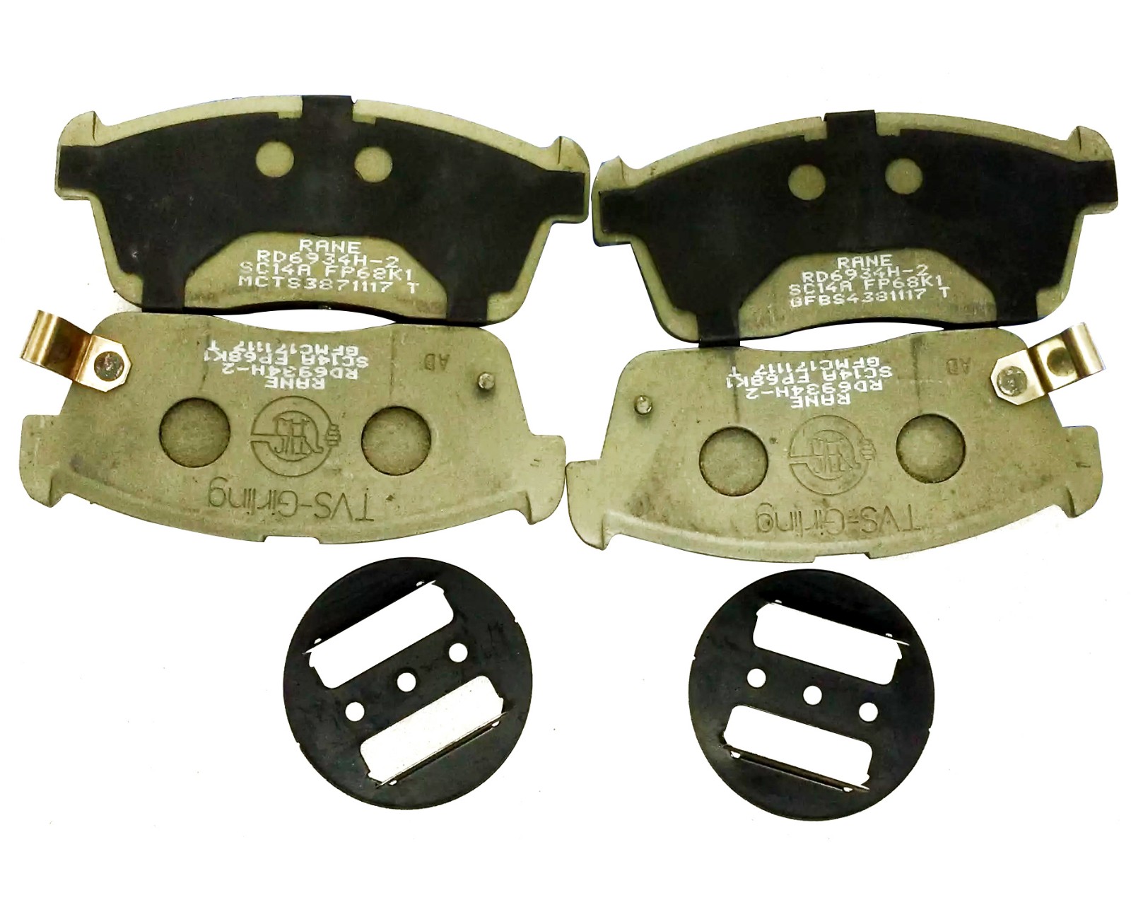 OEM Front Brake Pad Set For Suzuki A-Star 1.0L 2008-2013 55810M68K20