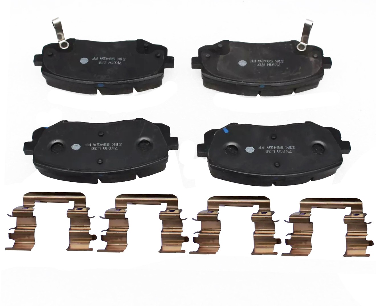 Front Brake Pad Set For Hyundai I10 1st Gen, I10 1st Gen F/L 58101-0XA00