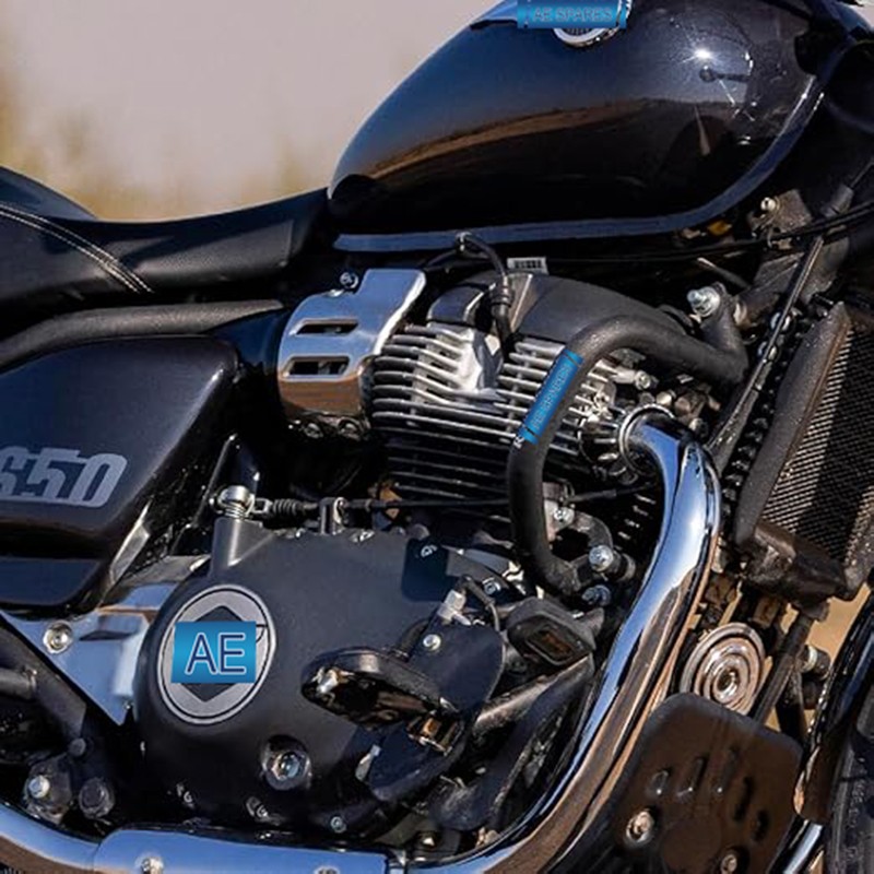 Black Compact Engine Guard For Royal Enfield Super Meteor Shotgun 650 KXA00202