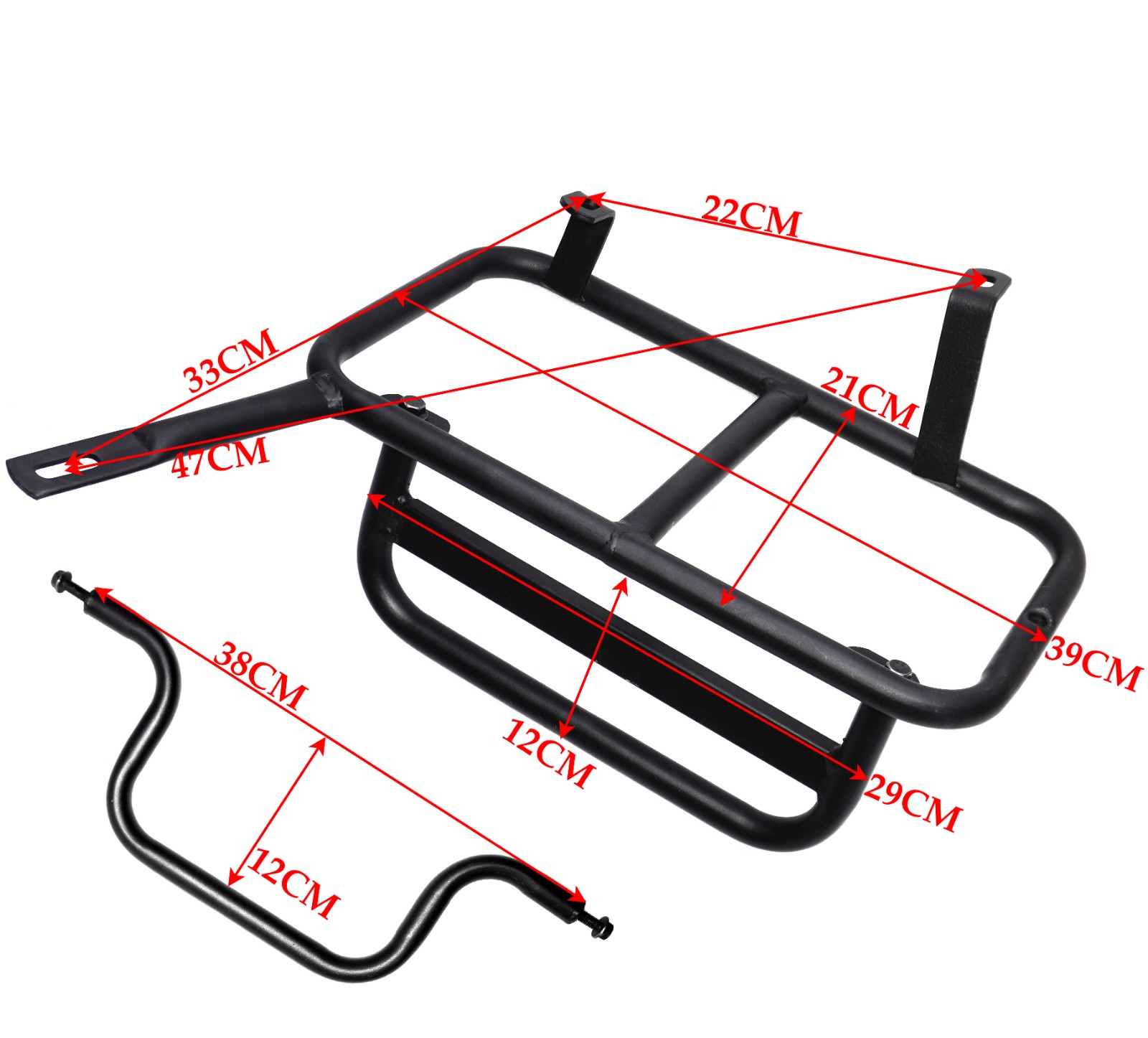 Saddle Stay Steel Black Fits For Royal Enfield Guerrilla 450