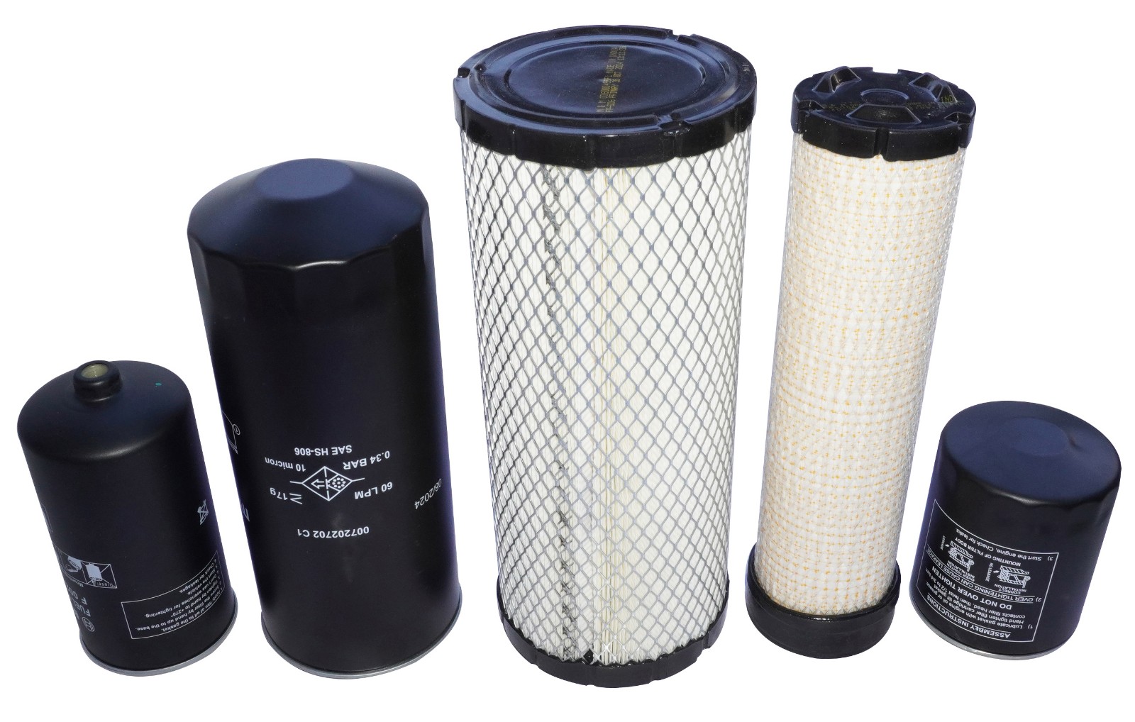 Filter Pack of 5 for Mahindra 6065 6075 Tractor