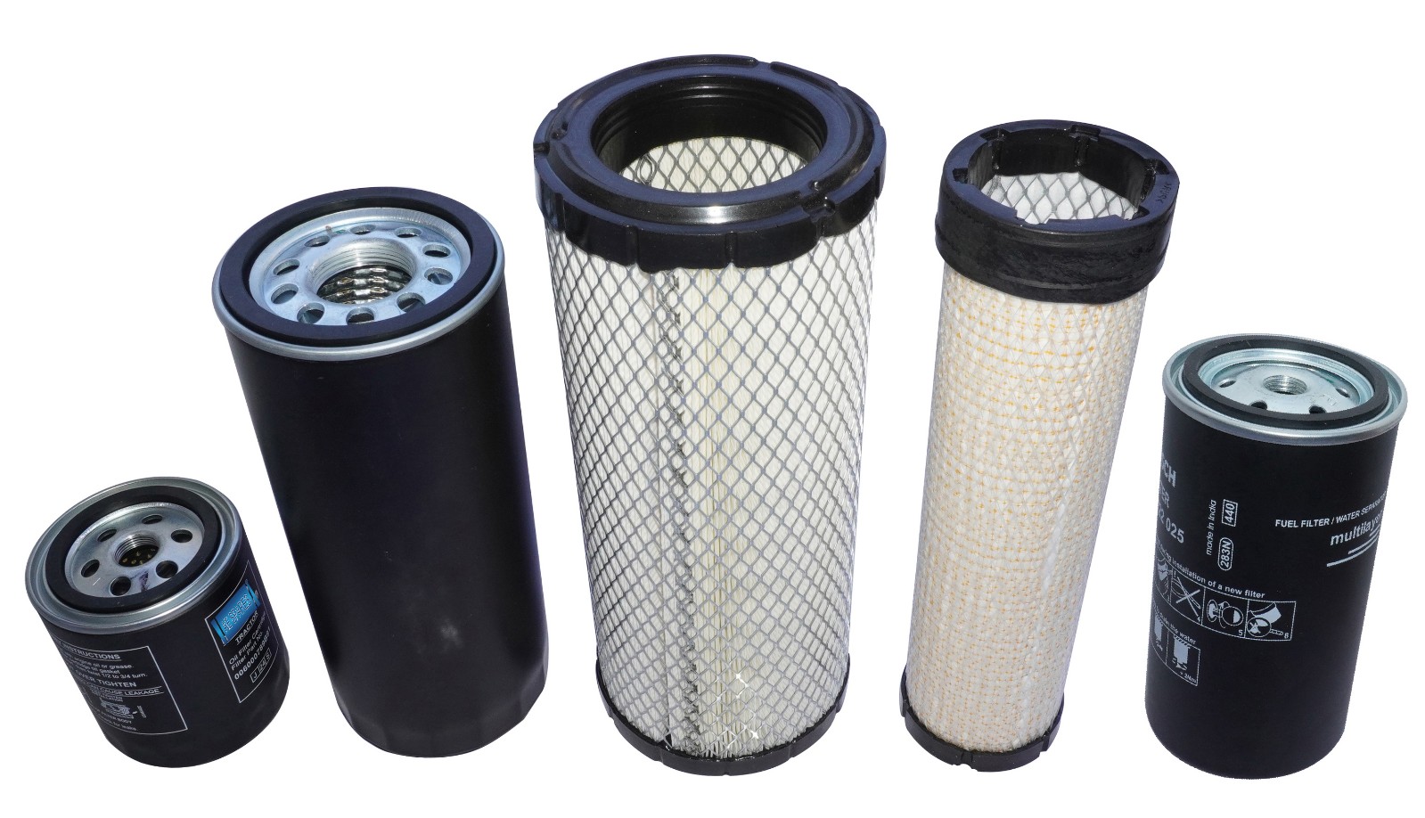 Filter Pack of 5 for Mahindra 6065 6075 Tractor