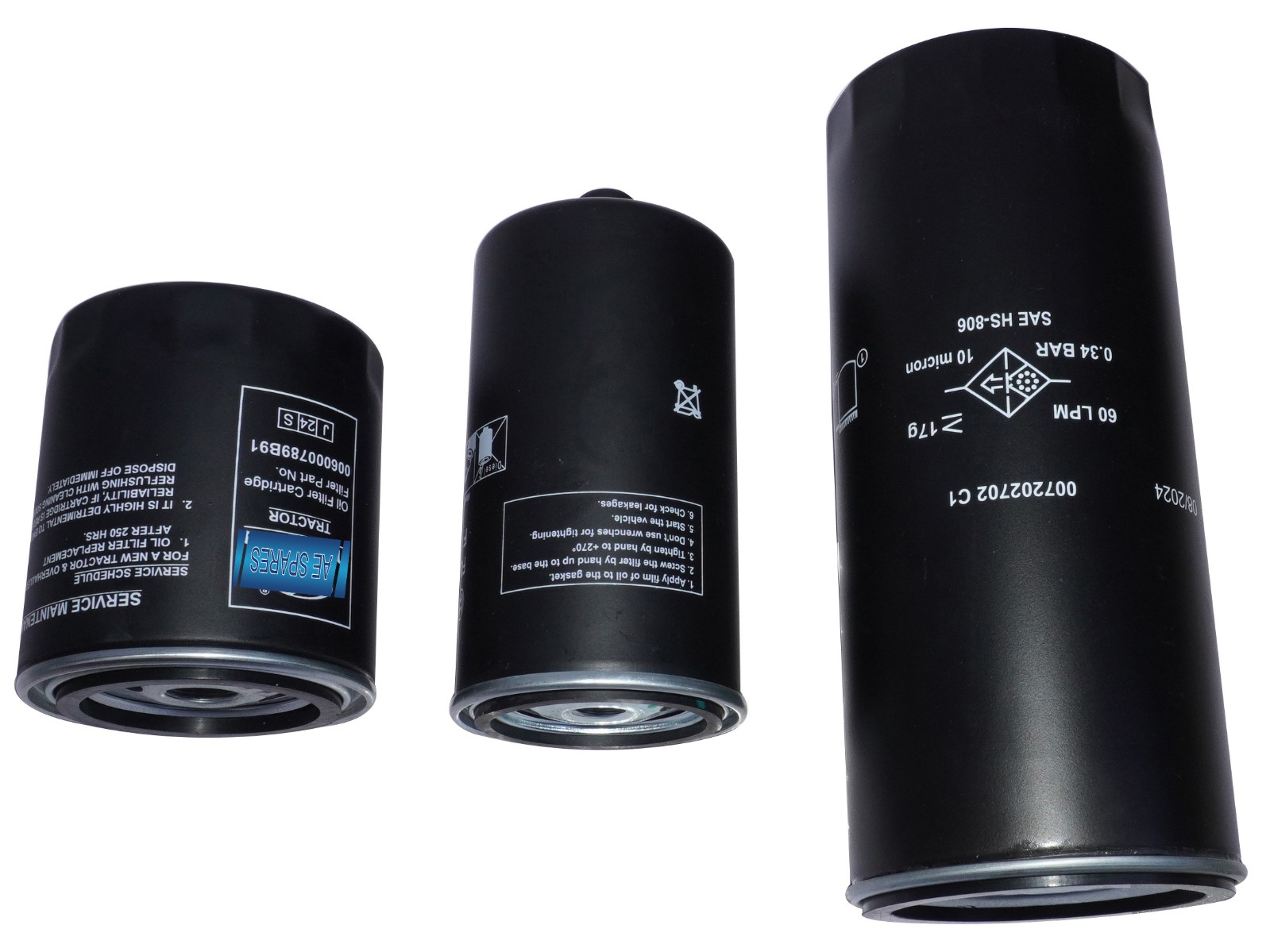 Filter Pack of 5 for Mahindra 6065 6075 Tractor