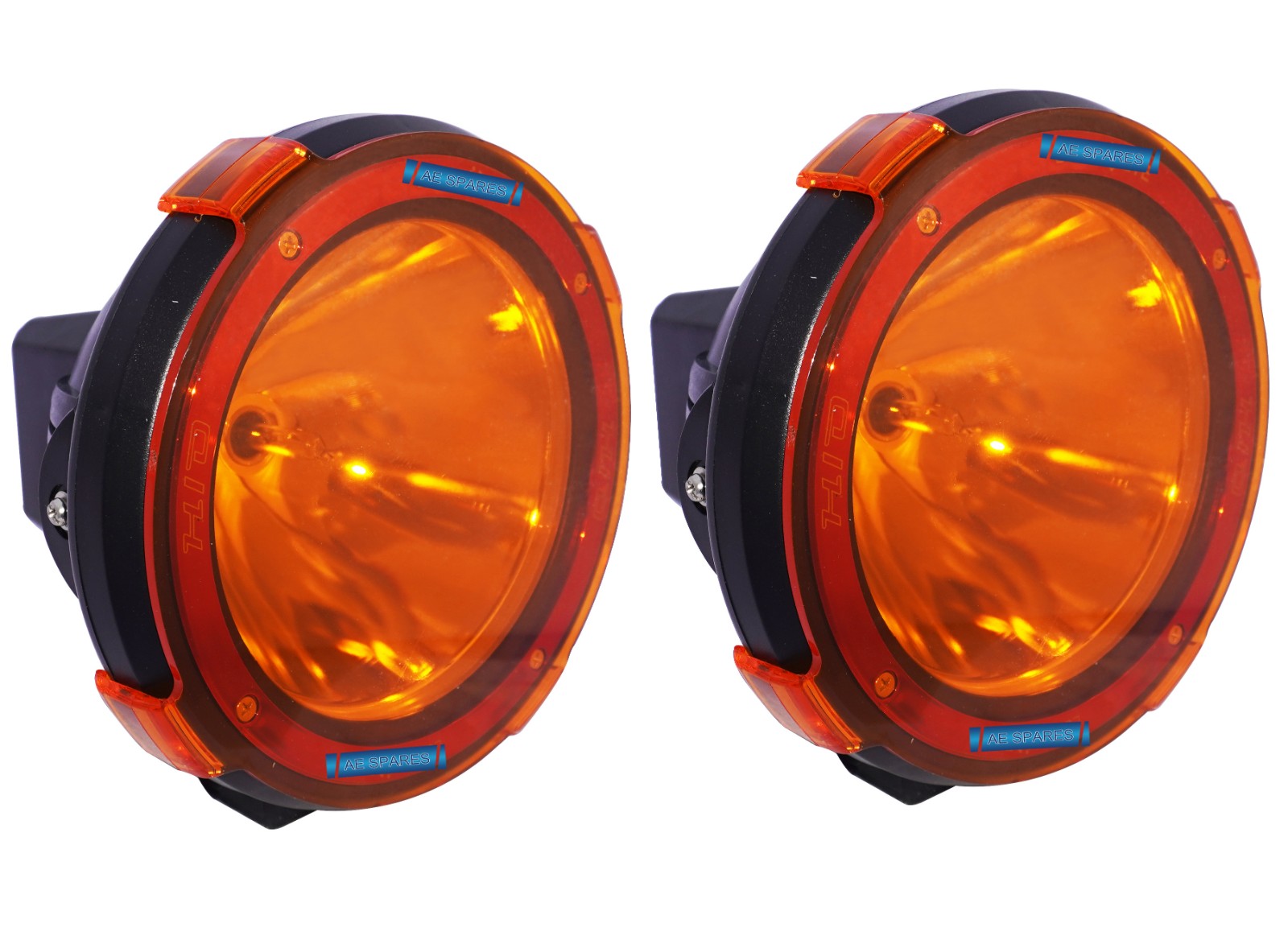 7" Pair 55W HID Spot Light,6000K Off Road Grill Roof Spot Fog Lamp For Jeeps