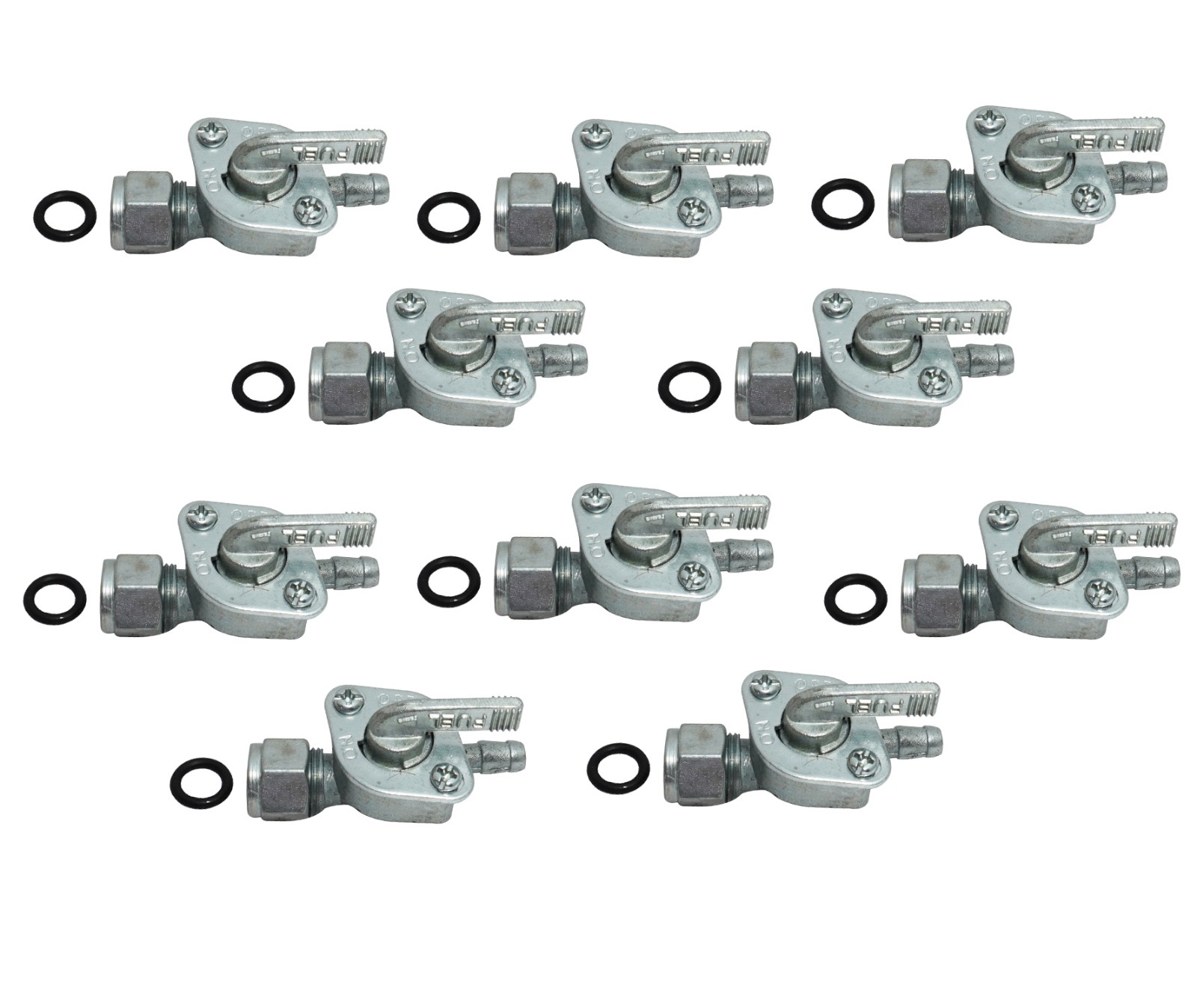 Auxiliary Fuel Petrol Tank Tap 10 Unit For Motorcycle Scooters Universal
