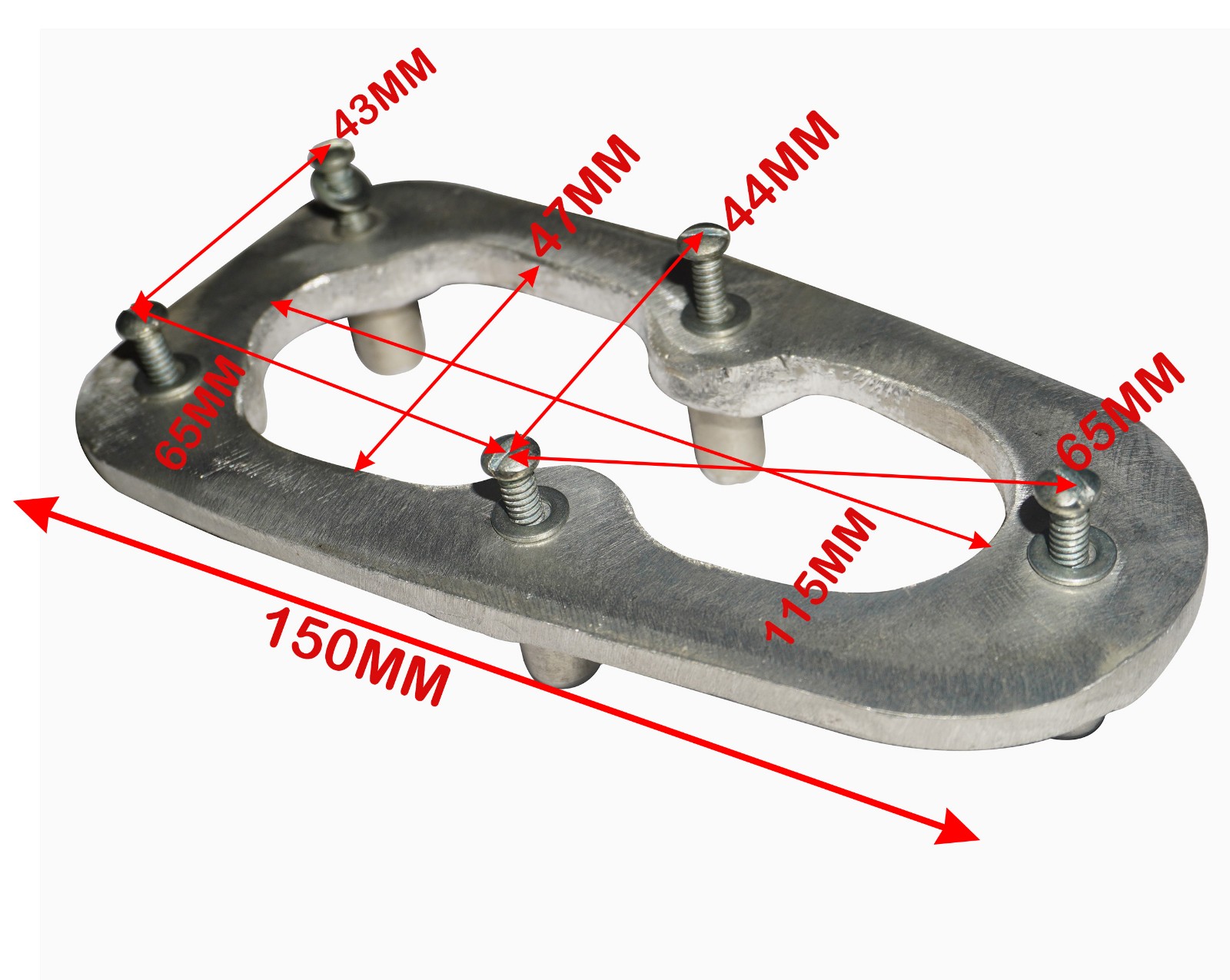 Fits For Harley Davidson Sportster Petrol Tank EFI Mounting Plate Aluminium