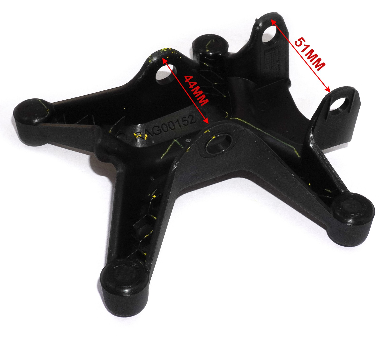 Wind Screen Mount Black Fits For Royal Enfield Himalayan 450 RAG00152/D