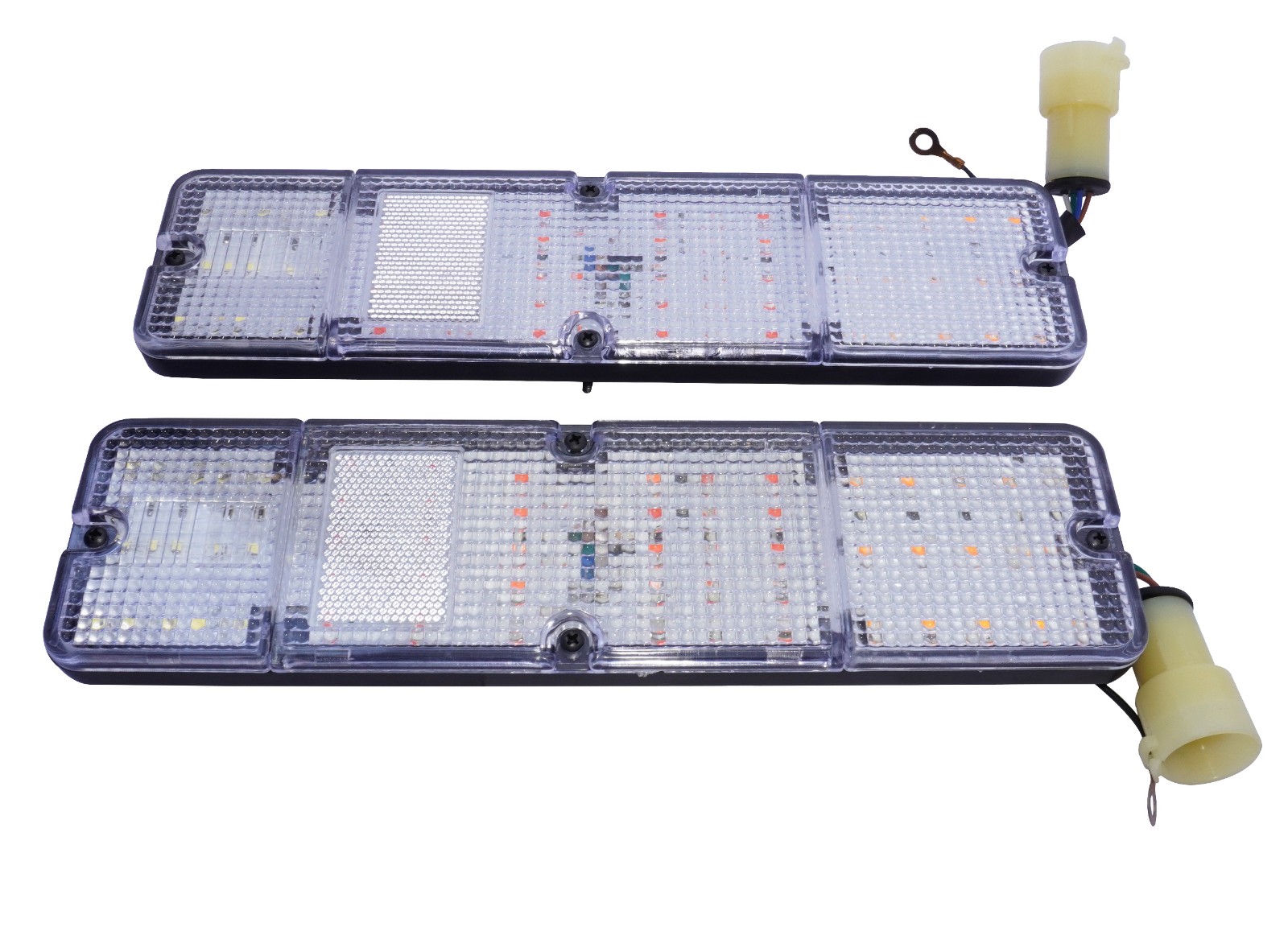 Rear Brake Lamp Tail Light Set LED Clear Lens For Suzuki Samurai SJ410 SJ413