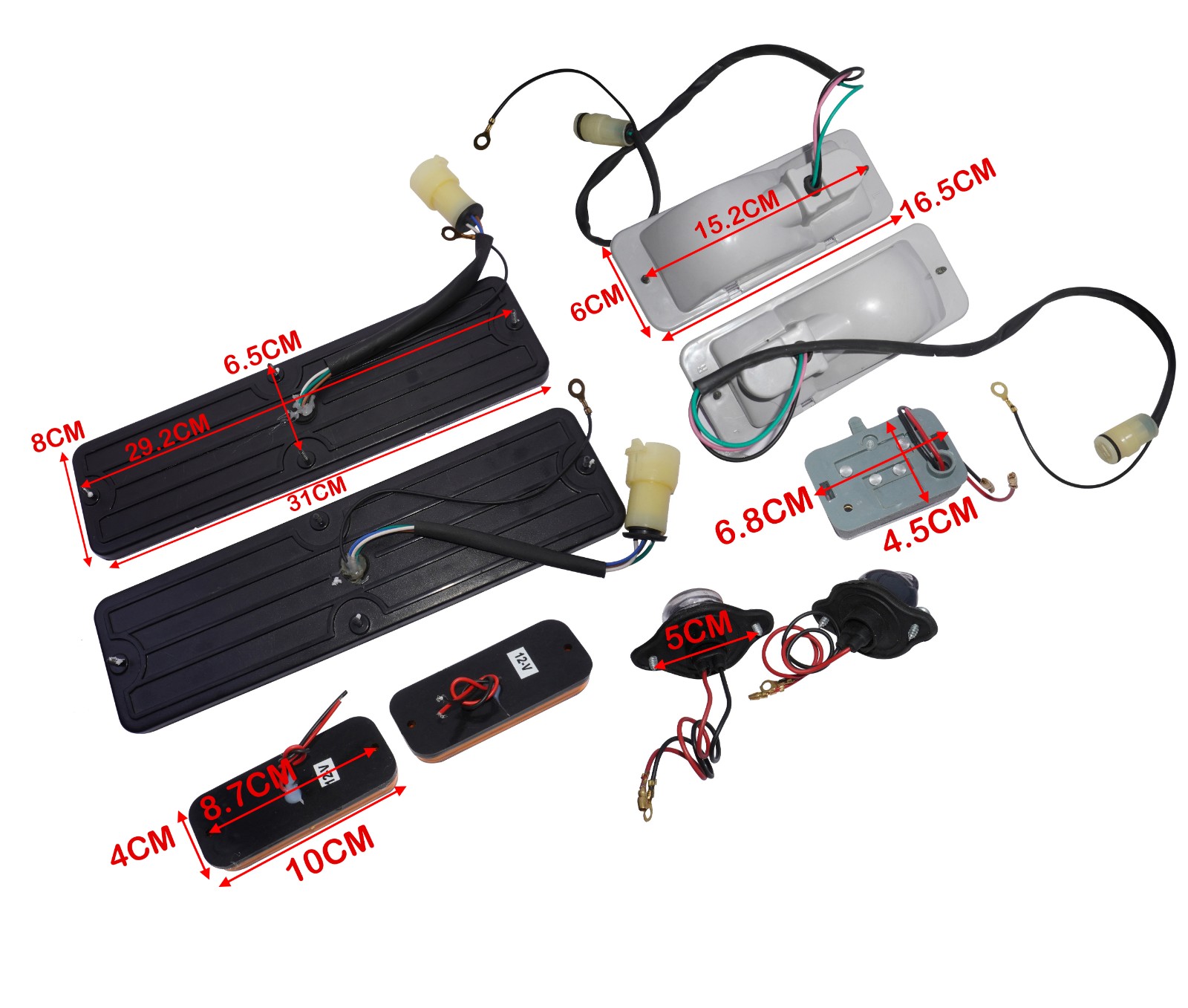 Turn Tail Brake Marker Complete Set of Lights For Suzuki Samurai SJ410 413 86-95