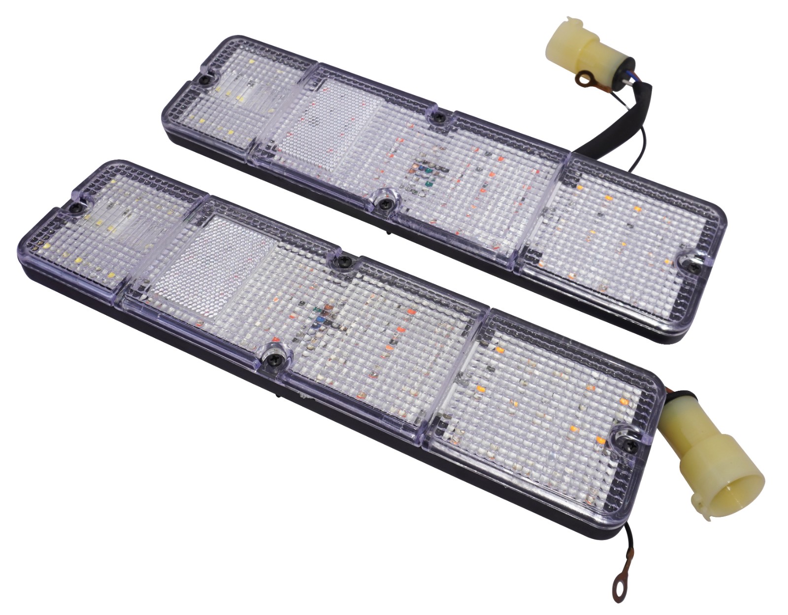 Rear Brake Lamp Tail Light Set LED Clear Lens For Suzuki Samurai SJ410 SJ413