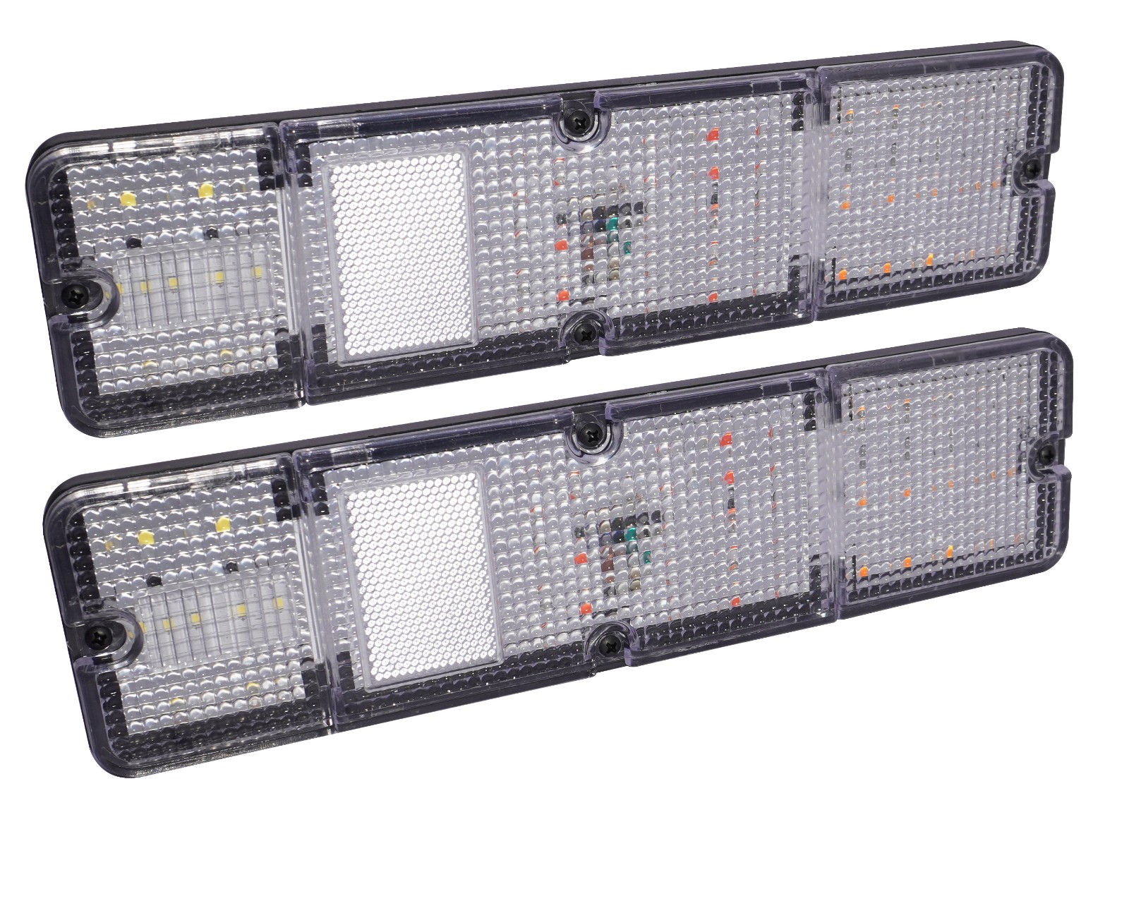 Rear Brake Lamp Tail Light Set LED Clear Lens For Suzuki Samurai SJ410 SJ413