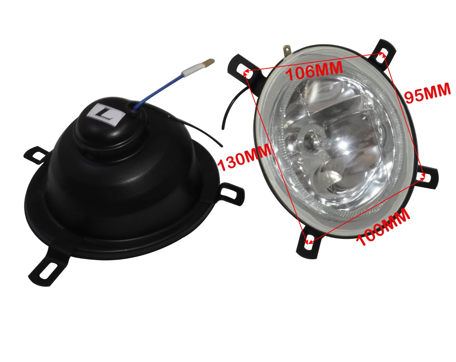 Front Bumper Fog Lamp Light Set LH RH For Hyundai i10 1st Gen