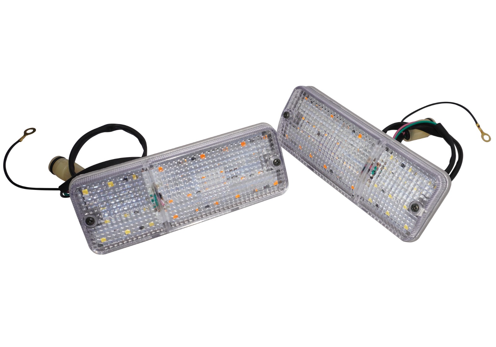 Front Turn Signal Indicator Light Set LED For Suzuki Samurai SJ413 SJ410 Jimny