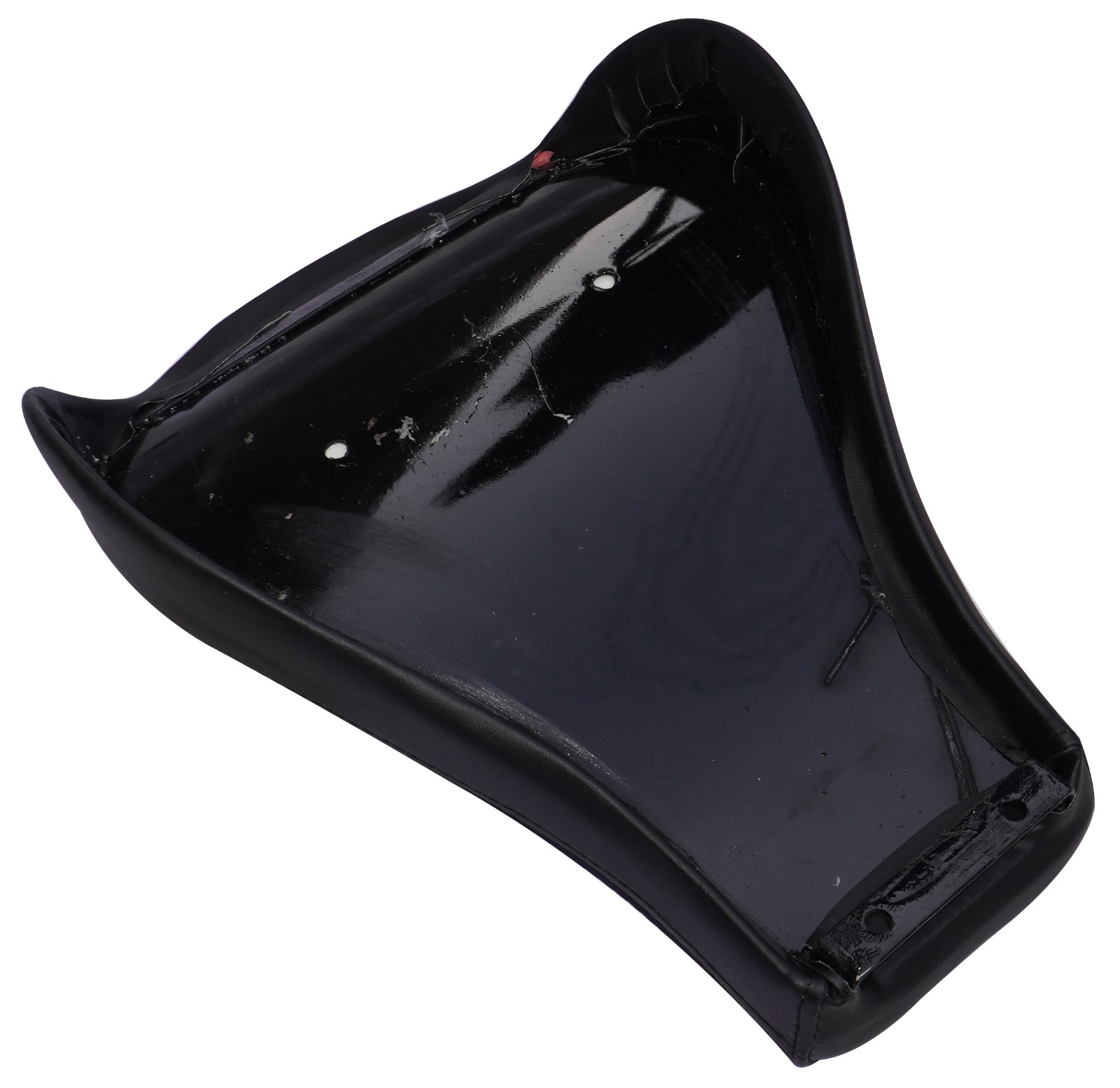 Leatherette Front & Rear Folding Seat Black For Royal Enfield Electra Standard