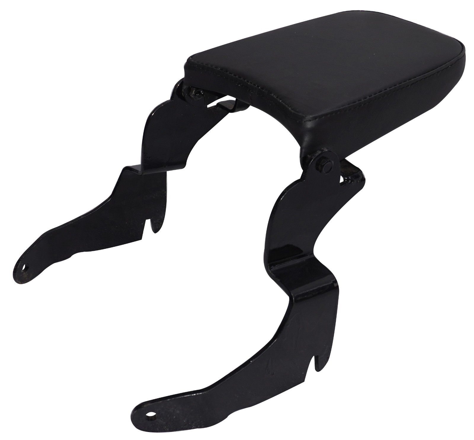 Leatherette Front & Rear Folding Seat Black For Royal Enfield Electra Standard