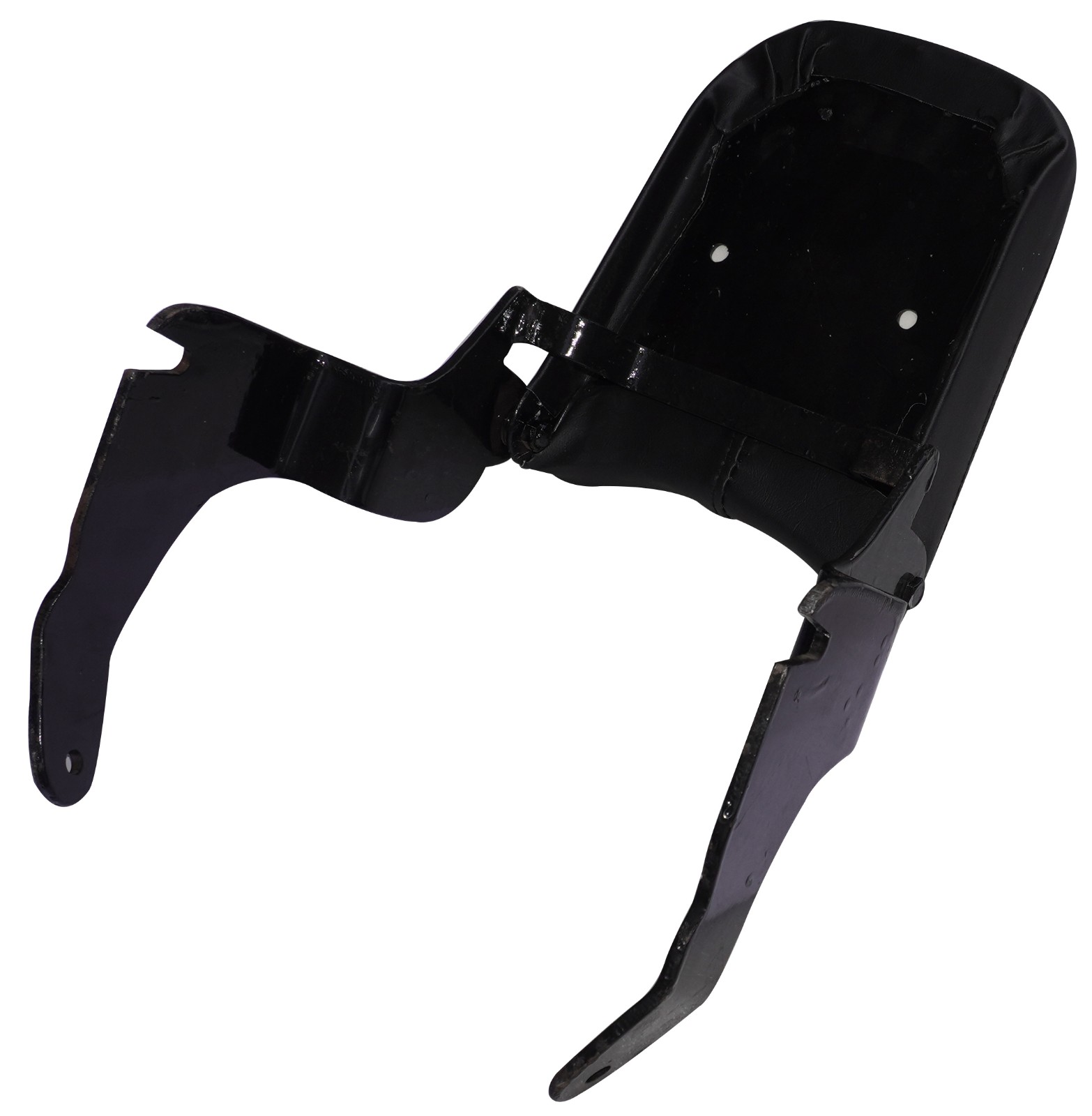 Leatherette Front & Rear Folding Seat Black For Royal Enfield Electra Standard