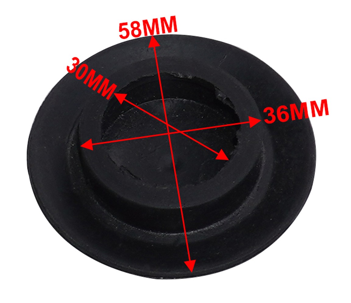 For Triumph T140 TR7 1973-82 Fuel Gas Tank Centre Badge Rubber 83-4763, 97-5061