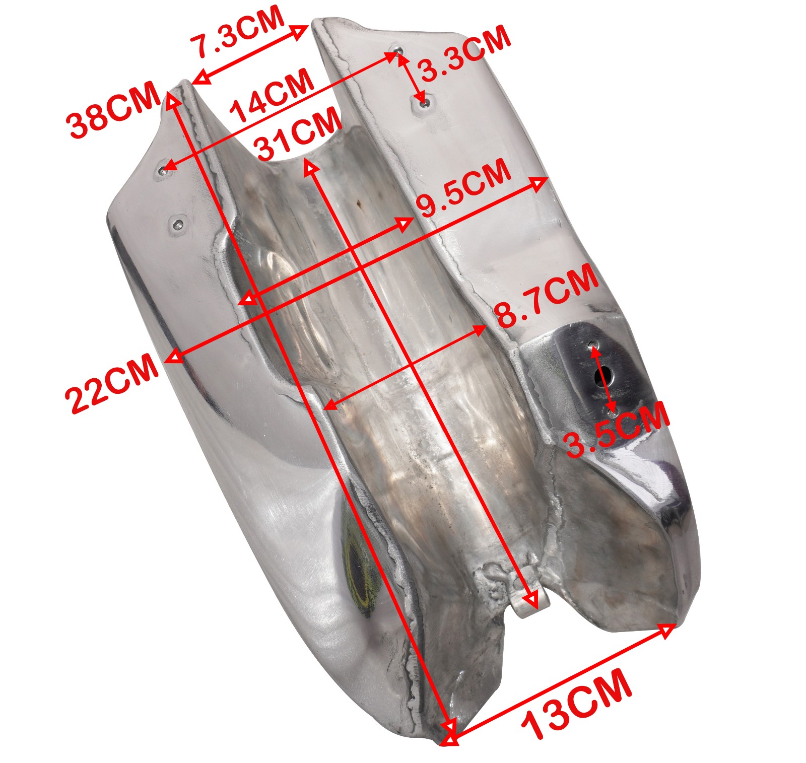 Aluminium Fuel Petrol Tank Compatible With Kawasaki KX80 1981-82
