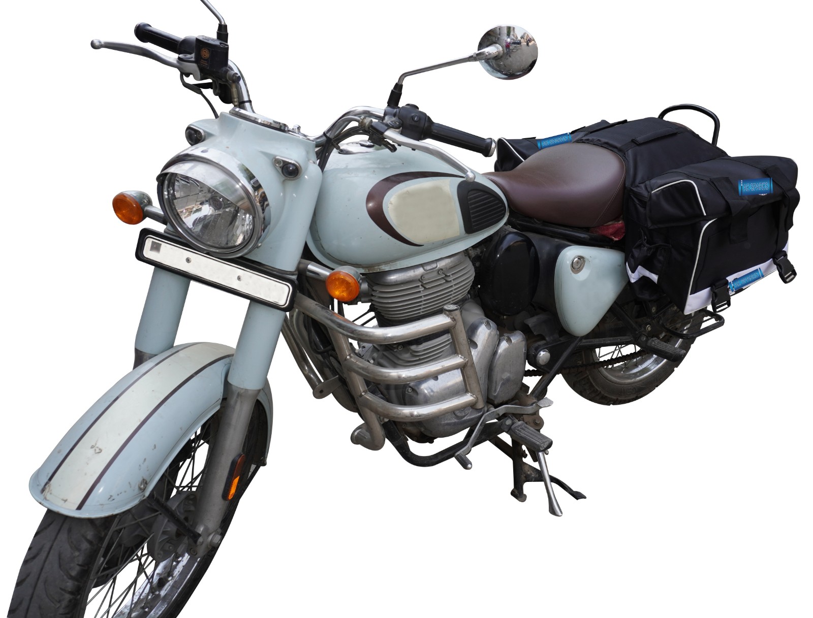 Saddle Bags Black Fits For Royal Enfield New Classic Reborn 350 Meteor 350