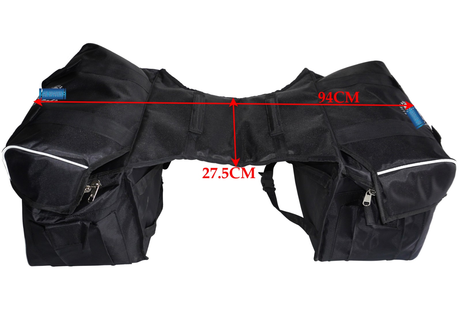 Saddle Bags Black Fits For Royal Enfield New Classic Reborn 350 Meteor 350