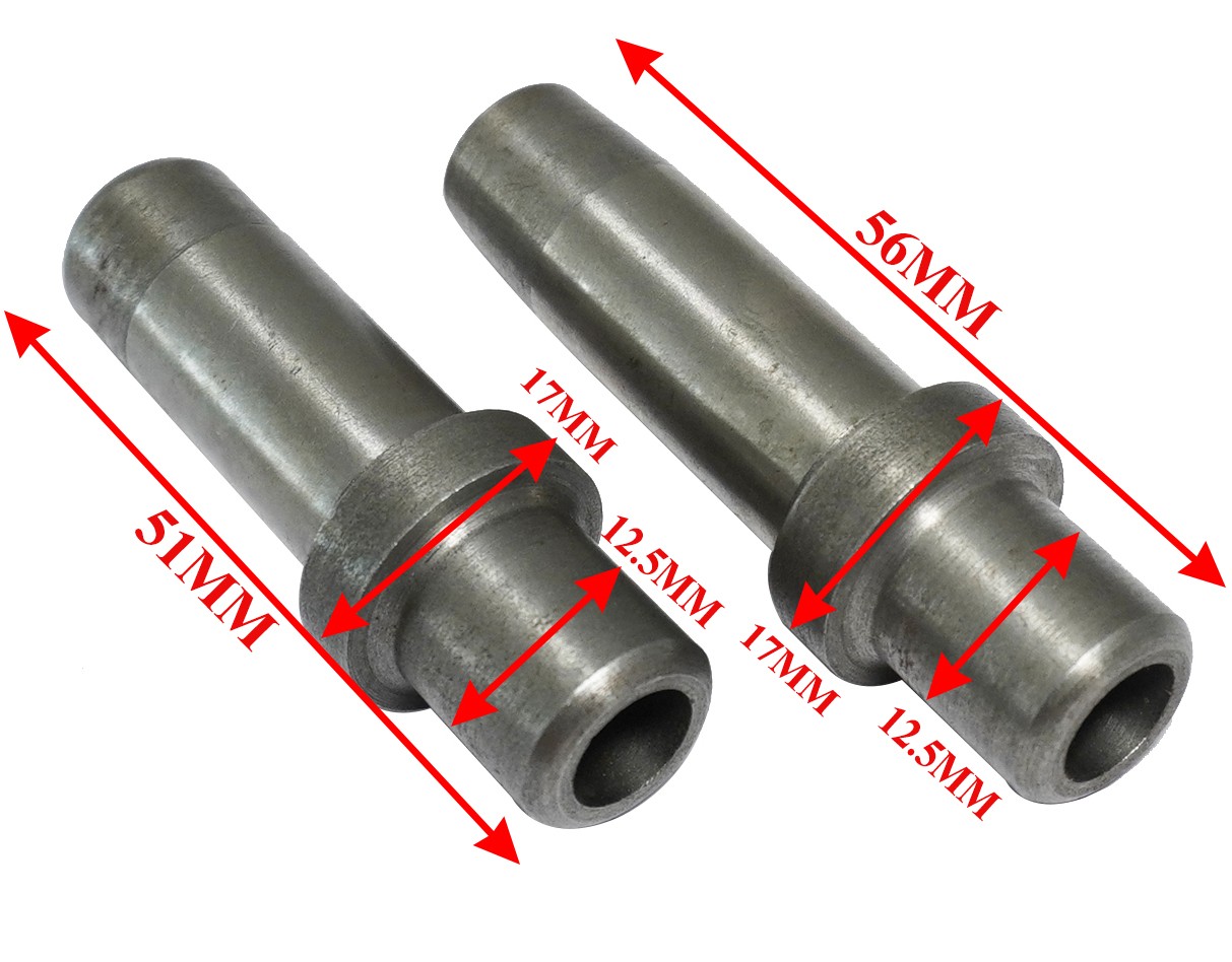 VALVE AND VALVE GUIDE SET FOR TRIUMPH PRE-UNIT 6T 1949 - 1962 IRON HEAD MODELS