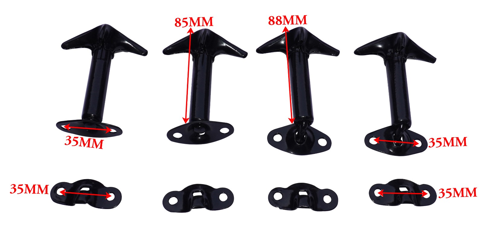 Hood and Windshield Latch Kit For MB/GPW All Jeeps - A2896