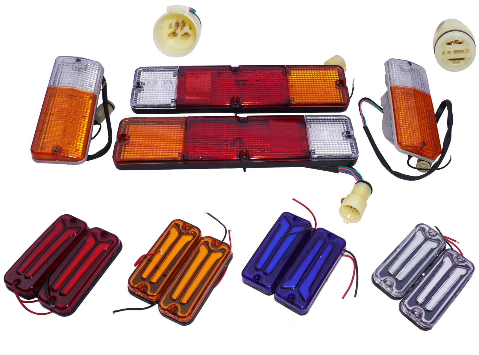 For Suzuki Samurai Sierra SJ413 SJ410 LED Tail Lights, Indicators, Front Bumper